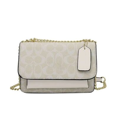 Bolso de hombro femenino elegante de tamaño medio Bolso de mano de lona de cuerpo cruzado de gran capacidad