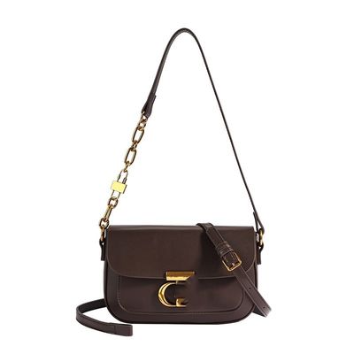 Bolso de cámara de moda Bolso de hombro de cuero de PU de diseño exquisito para estilo vintage