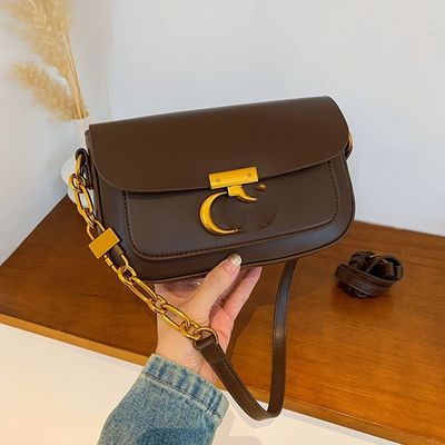 Bolso de cámara de moda Bolso de hombro de cuero de PU de diseño exquisito para estilo vintage
