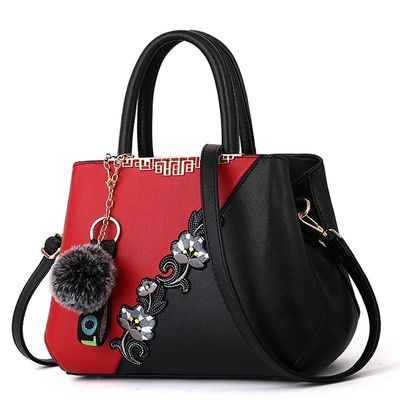 Elegantes bolsos de flores tradicionales chinos impermeables bolsos de cuero para mujeres