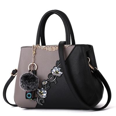 Elegantes bolsos de flores tradicionales chinos impermeables bolsos de cuero para mujeres