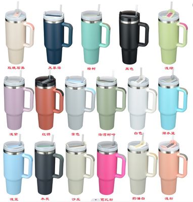 Bebidas calientes y frías Taza resistente a derrames de acero inoxidable con mango