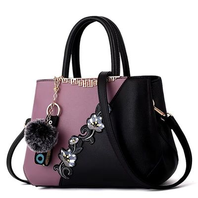 Elegantes bolsos de flores tradicionales chinos impermeables bolsos de cuero para mujeres