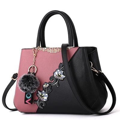 Elegantes bolsos de flores tradicionales chinos impermeables bolsos de cuero para mujeres