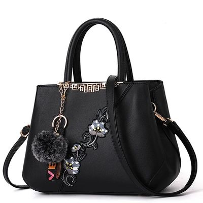 Elegantes bolsos de flores tradicionales chinos impermeables bolsos de cuero para mujeres