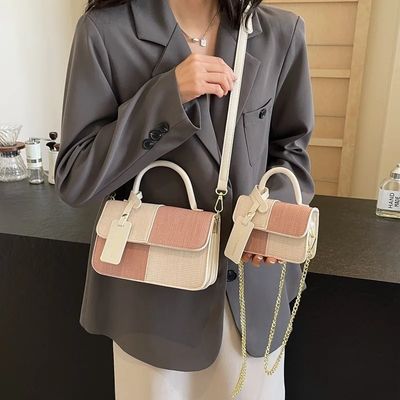Bolsos de playa elegantes para mujeres Bolso de PVC de gran capacidad con cremallera y dos correas