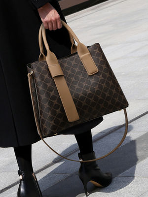 Temporada Todas las Temporadas Moda Bolso Tote Para Mujeres Bolso de Cuero Verdadero Mujer de moda