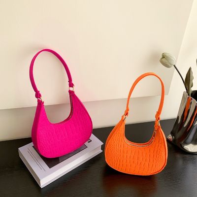 Bolsos de hombro de mujer con moda Bolsos de mano de lujo de mujer en material principal PU