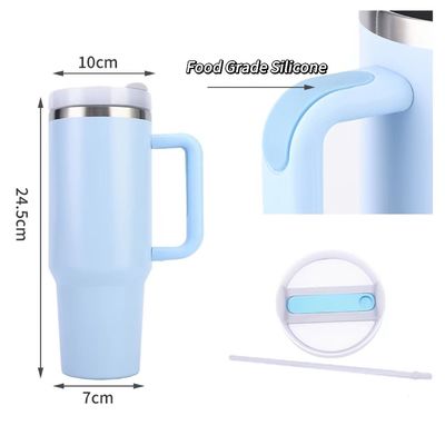 Tazas de viaje 40 oz de doble pared aislada de acero inoxidable para bebidas calientes y frías