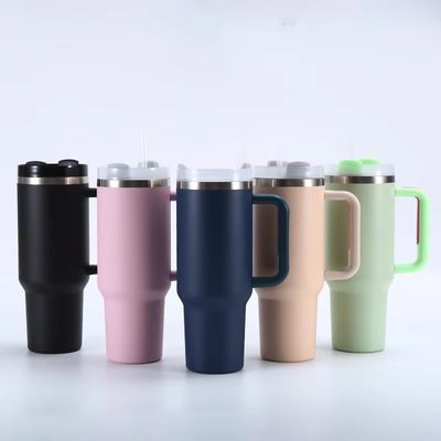 40 oz de acero inoxidable tumbler cáliz de viaje aislado para bebidas calientes y frías en movimiento