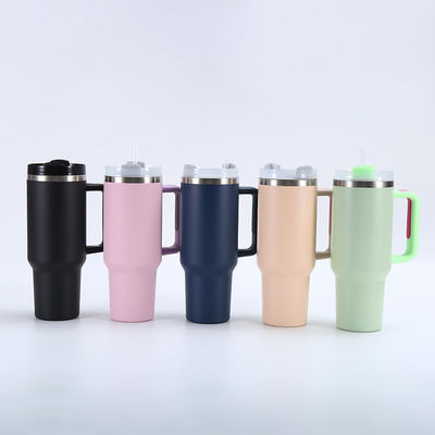 40 oz de acero inoxidable tumbler cáliz de viaje aislado para bebidas calientes y frías en movimiento