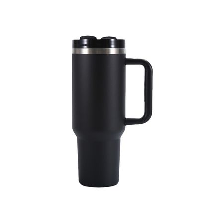 40 oz de acero inoxidable tumbler cáliz de viaje aislado para bebidas calientes y frías en movimiento