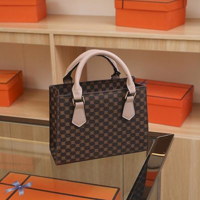 PU de cuero de lujo de la mujer de bolso de mano conjunto Tote Messenger Bolso y elegante bolso de hombro