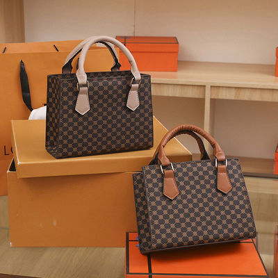 PU de cuero de lujo de la mujer de bolso de mano conjunto Tote Messenger Bolso y elegante bolso de hombro