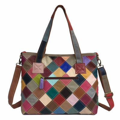 Bolsos de mano de mujer personalizados bolsos de toque bolsos de diseño bolso de cuero vintage para estilo bohemio