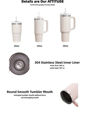 Volver a la escuela es un must-have personalizado de 40 oz de viaje de aventura taza de café con mango tumbler