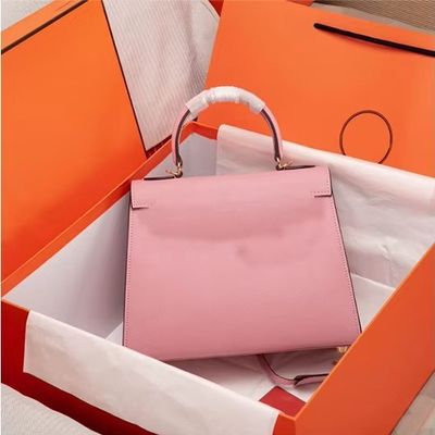 Bolso de hombro de cuero de impresión de palma de diseño europeo-estadounidense para moda femenina