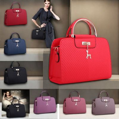 Bolso de mano de moda de cuerpo cruzado de cuero de logotipo personalizado para mujeres con gran capacidad y bajo MOQ
