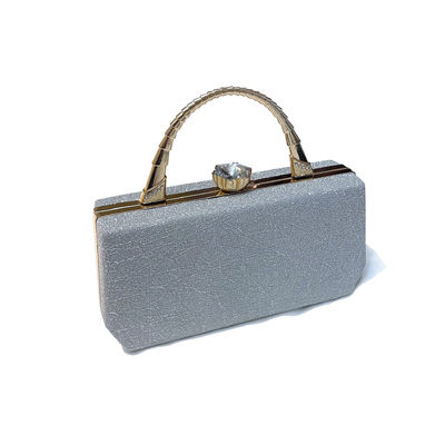 Bolso de mano femenino Hasp de estilo vintage adornado con diseño destacado Sequins Tendencia de cuero