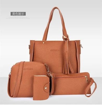 Bolso de cuerpo cruzado de cuero de PU unisex con gran capacidad y patrón de lichi