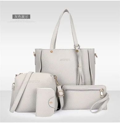 Bolso de cuerpo cruzado de cuero de PU unisex con gran capacidad y patrón de lichi