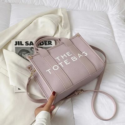 Garantía absoluta de color marrón bolsas de hombro de mujer de color sólido bolsas de mujer de moda