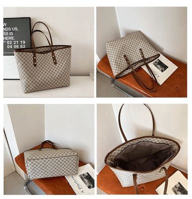Logotipo personalizado Aceptado Bolso de lujo Impreso Mujeres Bolso de hombro PU Bolso de toque femenino LDTC-RTS88