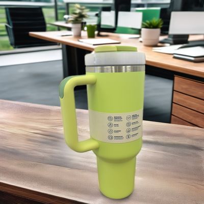 Aislamiento térmico Taza de agua de 40 oz con mango para adultos Regalos de negocios para excursiones al aire libre