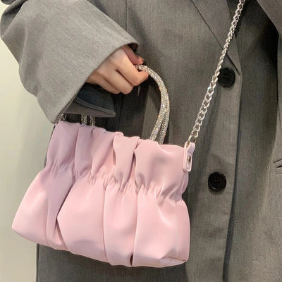 PU Leather Polyester Luxury Bolsas de hombro de grandes marcas para mujeres Bolso de mano Bolso de diseñador