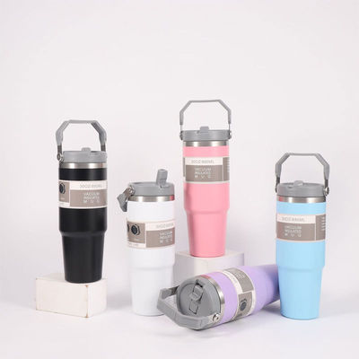 Copo térmico aislado de acero inoxidable de 30 oz para mantener las bebidas frías y calientes