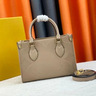 Bolso de mujer de cerradura con cuero genuino y diseño robusto de cuero duro