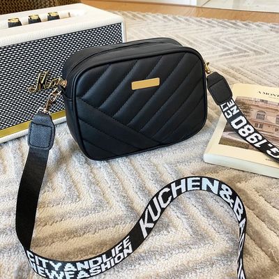2024 CHIEN Moda Pequeño Clásico PU Bolso de cuerpo cruzado ajustable impermeable OEM Bolso de hombro personalizado para damas