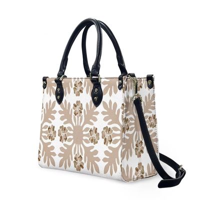 Todas las estaciones Blanco y negro Polinesia Lujo Mujeres Bolso de hombro Material principal PVC