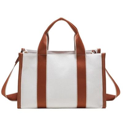 Tendencia Bolso de lienzo Mujeres Bolso de hombro de moda Bolso de hombro de gran capacidad Bolso de hombro único para mujeres