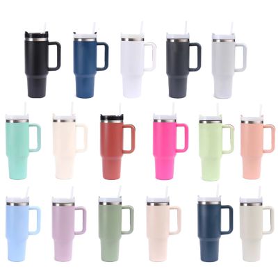 40 oz de acero inoxidable Taza de viaje aislada estilo americano diseño para el sostenible