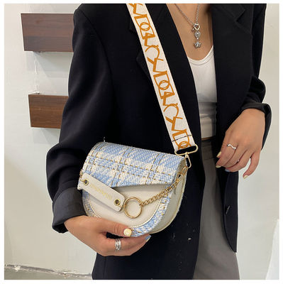 2 colores de banda larga bolsos de mujer de lujo bolsos de mujer bolsos de mano Tendencias más recientes elegante