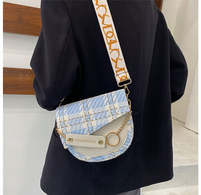 2 colores de banda larga bolsos de mujer de lujo bolsos de mujer bolsos de mano Tendencias más recientes elegante