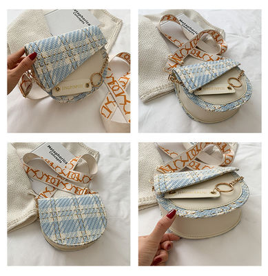 2 colores de banda larga bolsos de mujer de lujo bolsos de mujer bolsos de mano Tendencias más recientes elegante