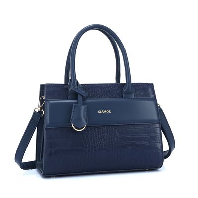 GLAMOR 2024 bolsos de mujer bolso de mano de mujer conjunto con patrón geométrico y cuero PU