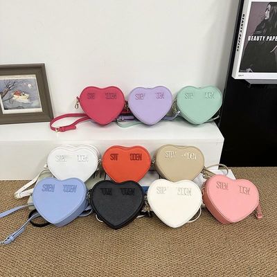 Material principal PU de cuero de mango único bolsos de mujer para el regalo del día de San Valentín 2024
