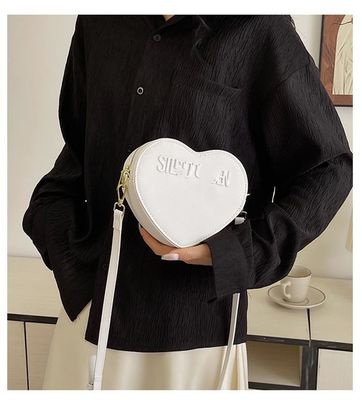 Material principal PU de cuero de mango único bolsos de mujer para el regalo del día de San Valentín 2024