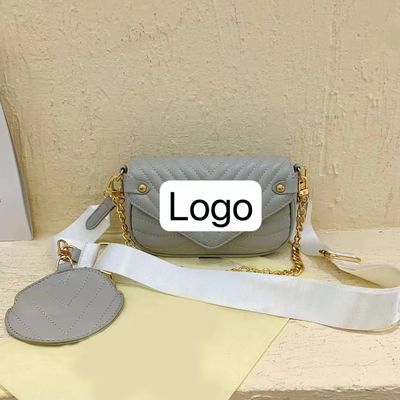 Bolsos de mujer retro 2023 Bolsos de color sólido con cuerpo cruzado de cadena en color de imagen