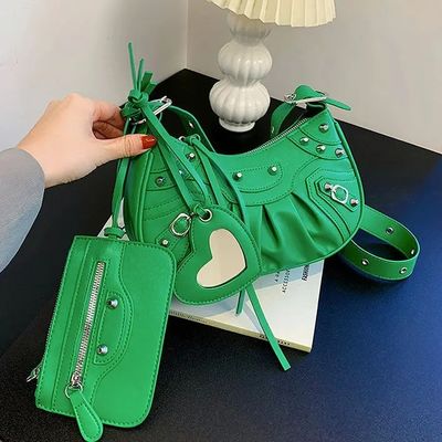Bolsos de lujo para mujeres Bolsos de diseño con botón magnético de marca