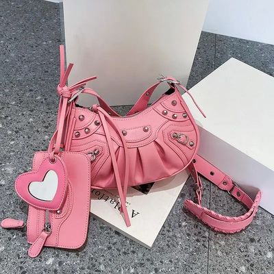 Bolsos de lujo para mujeres Bolsos de diseño con botón magnético de marca