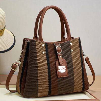 Bolso de hombro femenino con tapa GHJ-41 para todas las estaciones y asequible