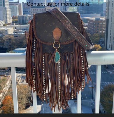 Bolsas de cuero de verdad con toallas de mano Moderna LL Con revestimiento de nylon