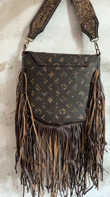 Bolsas de cuero de verdad con toallas de mano Moderna LL Con revestimiento de nylon