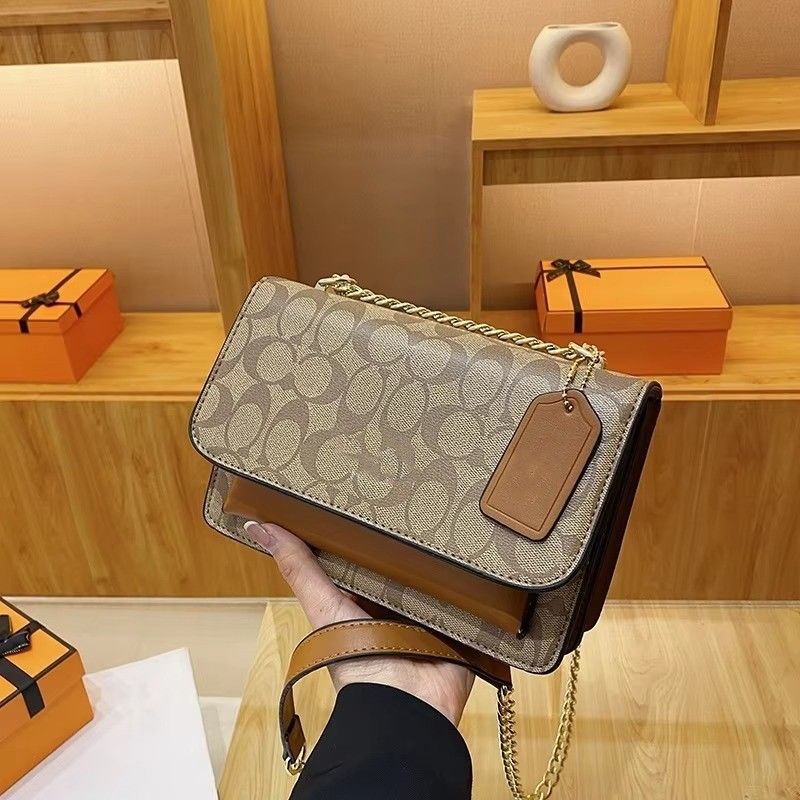 Bolso de hombro femenino elegante de tamaño medio Bolso de mano de lona de cuerpo cruzado de gran capacidad