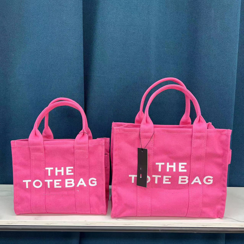 Abierto Cierre Gran capacidad lujo hombro lienzo bolsos de mensajería bolso de bolsa para mujeres en 11 colores