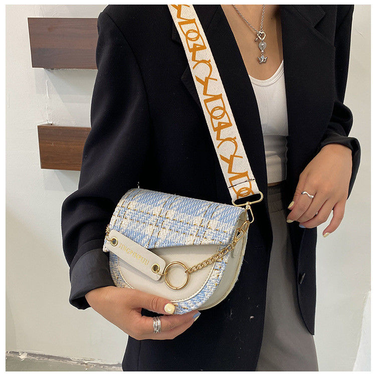 2 colores de banda larga bolsos de mujer de lujo bolsos de mujer bolsos de mano Tendencias más recientes elegante